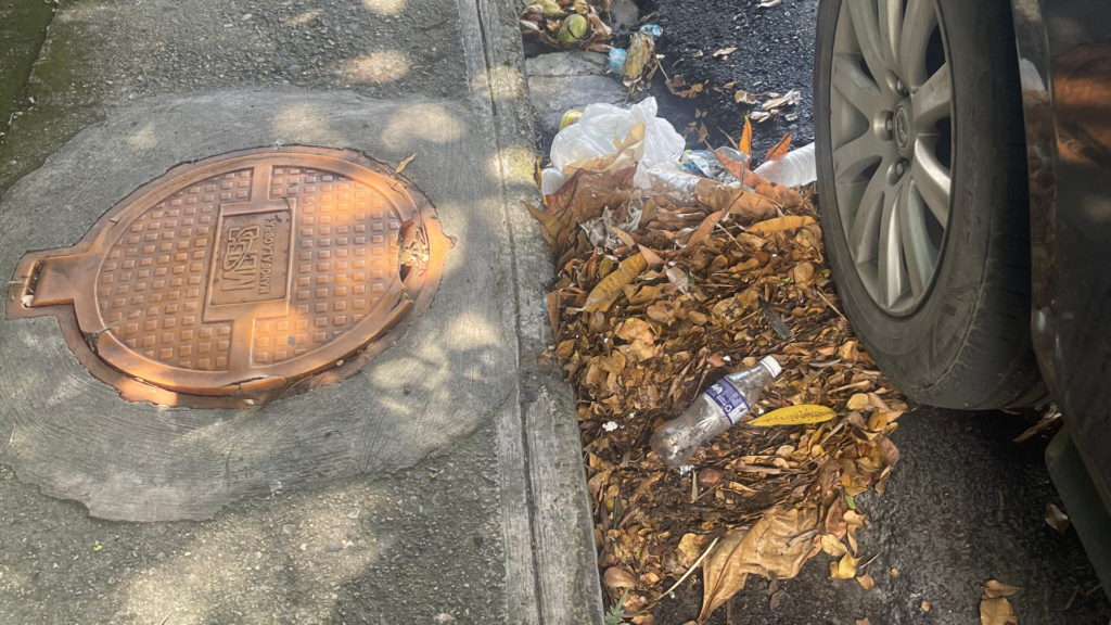 ¿Por qué se inunda Santo Domingo? — La herida invisible El costo neurológico y emocional de vivir en una ciudad que no drena imbornal tapado basura i ii iii
